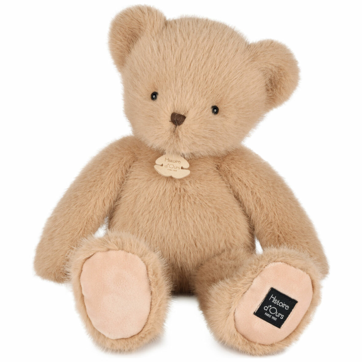 Peluche Ours Clémentin Miel Amande – 38 cm