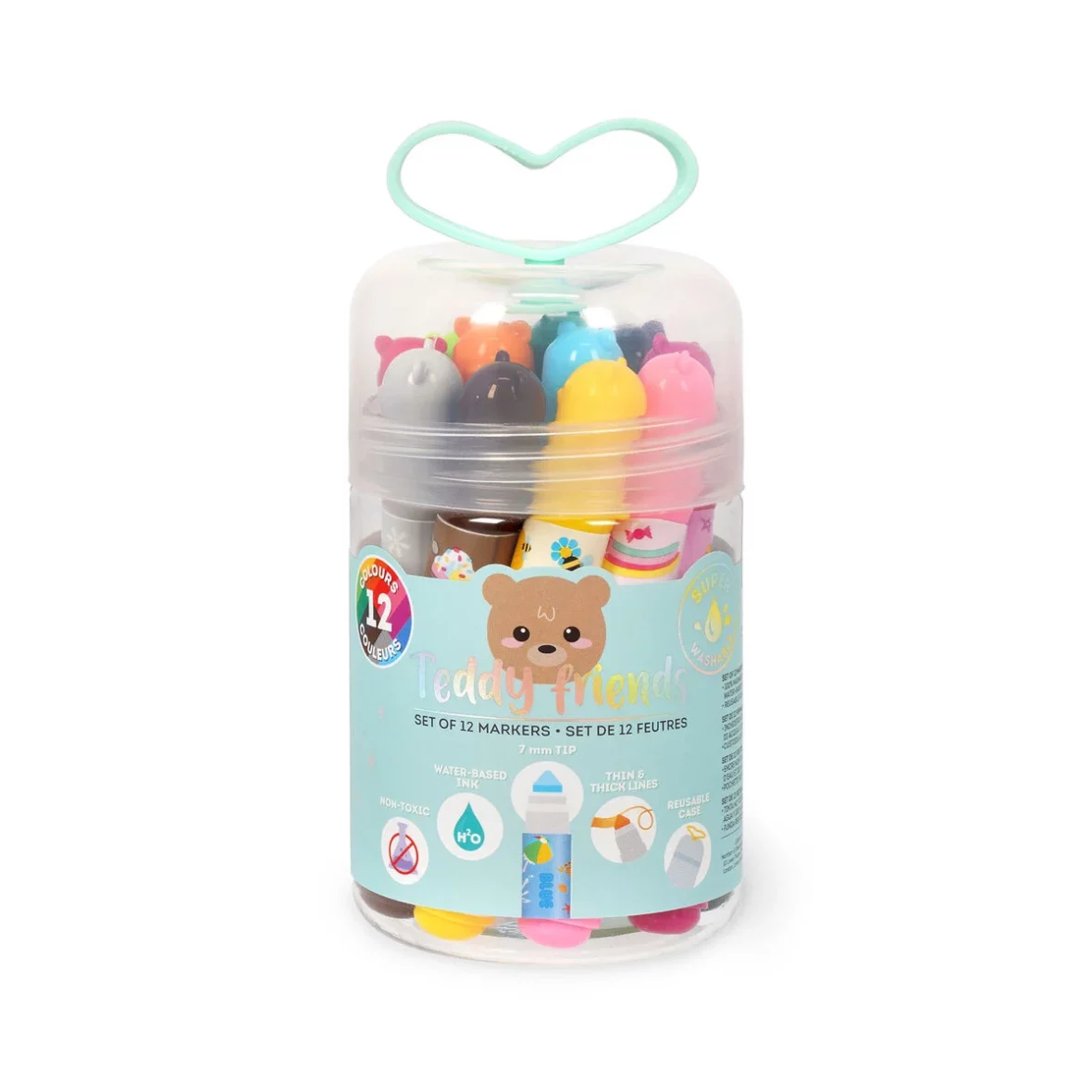 Legami – 12 feutres Teddy Bear