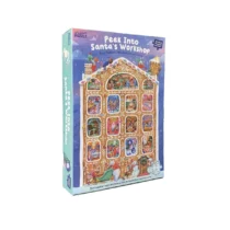 Peek into Santa's workshop : Calendrier de l'avent 24 puzzles (20 pcs)