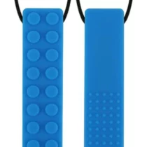Collier de mastication Brick Stick - Bleu Marine - Souple