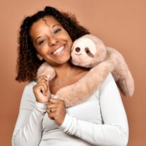 Podcoll - Peluche lestée paresseux 40 cm