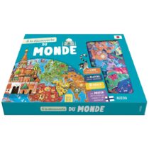 A la découverte du Monde - Livre et plateau magnétique