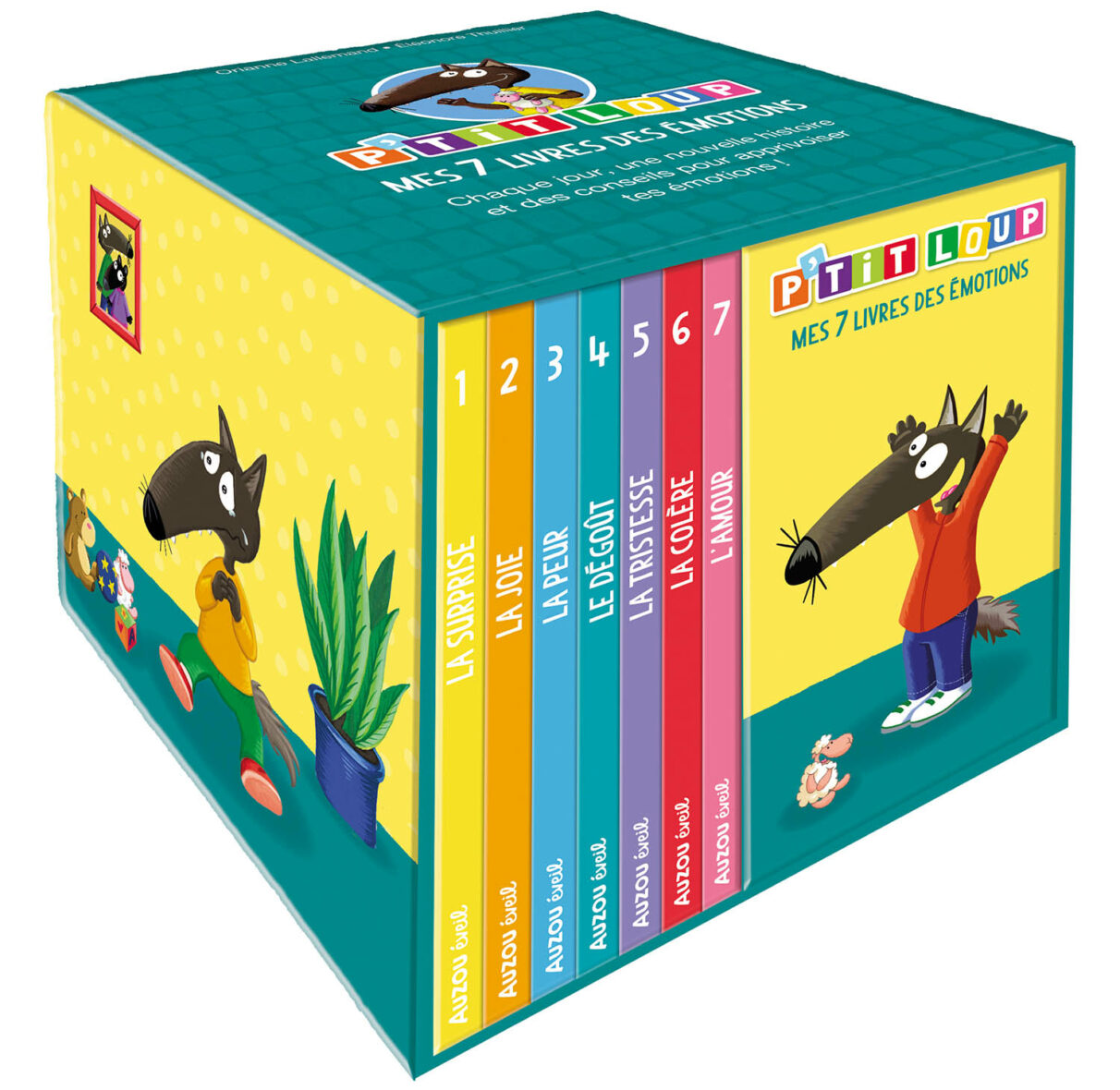 Bibliothèque P’tit Loup – Mes 7 livres des émotions
