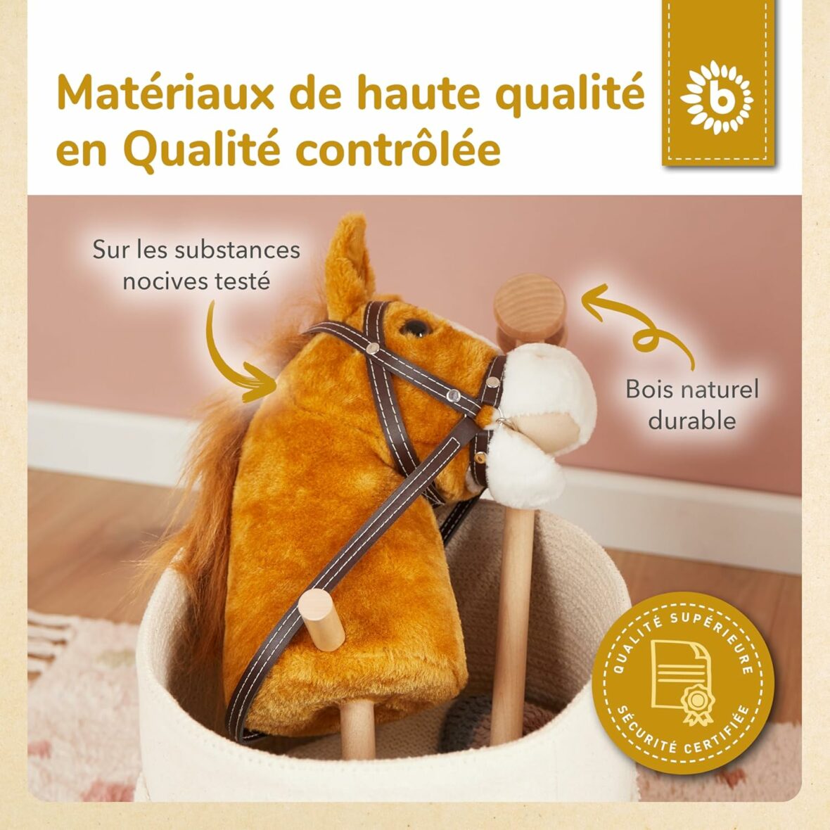 Cheval bâton à roulette 14