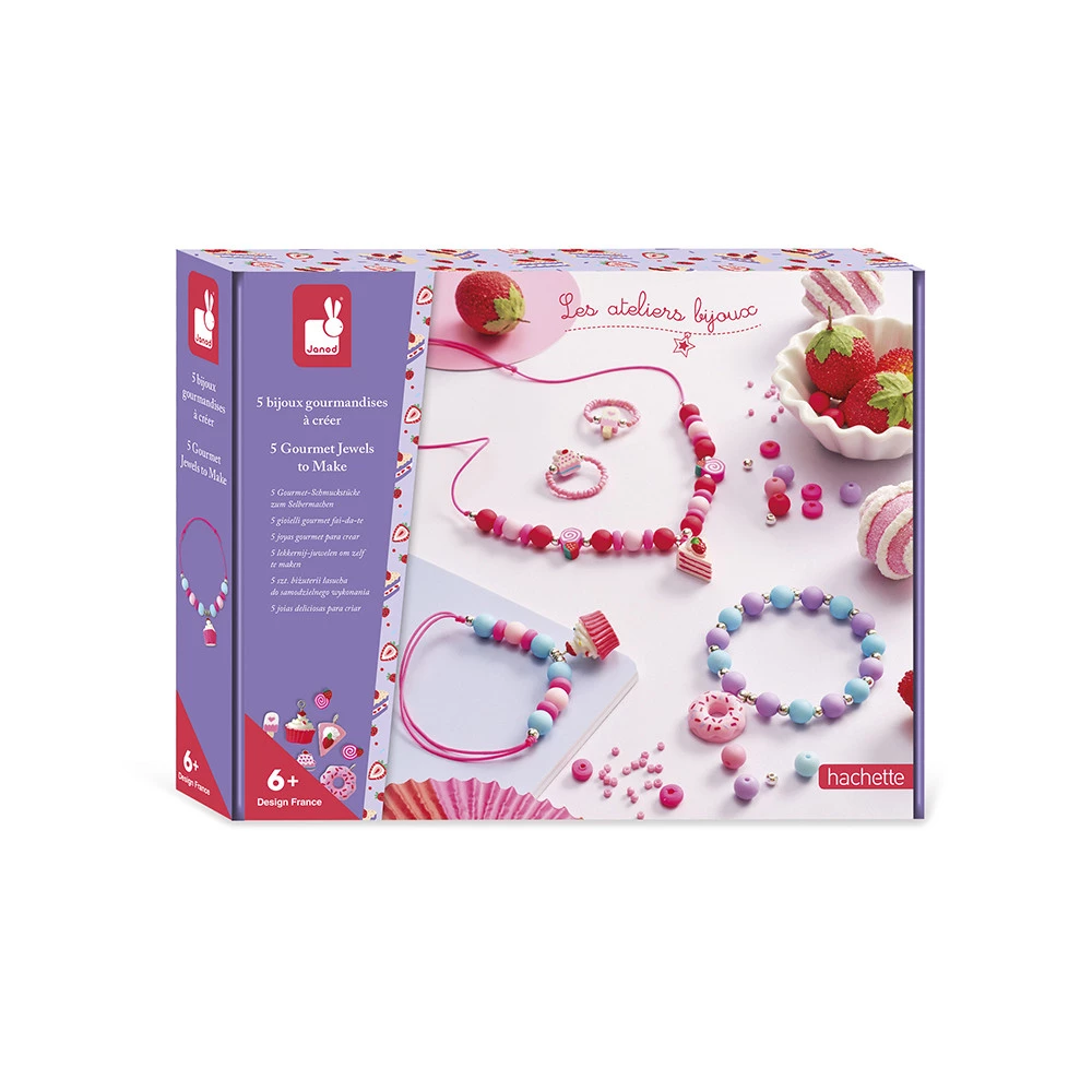 Coffret de 5 bijoux à créer – Gourmandises