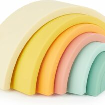 Jeu d'empilement Arc-en-ciel en silicone