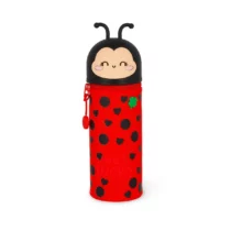 Legami - Trousse en Silicone Souple 2-en-1 - Kawaii Ladybug