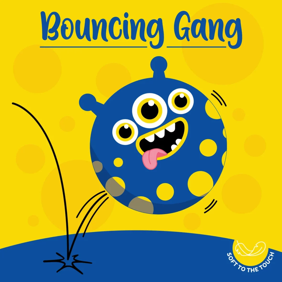 Legami – Balle rebondissante peluche Monster – Bouncing Gang2