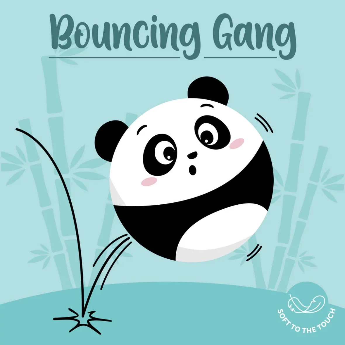 Legami – Balle rebondissante peluche Panda – Bouncing Gang2