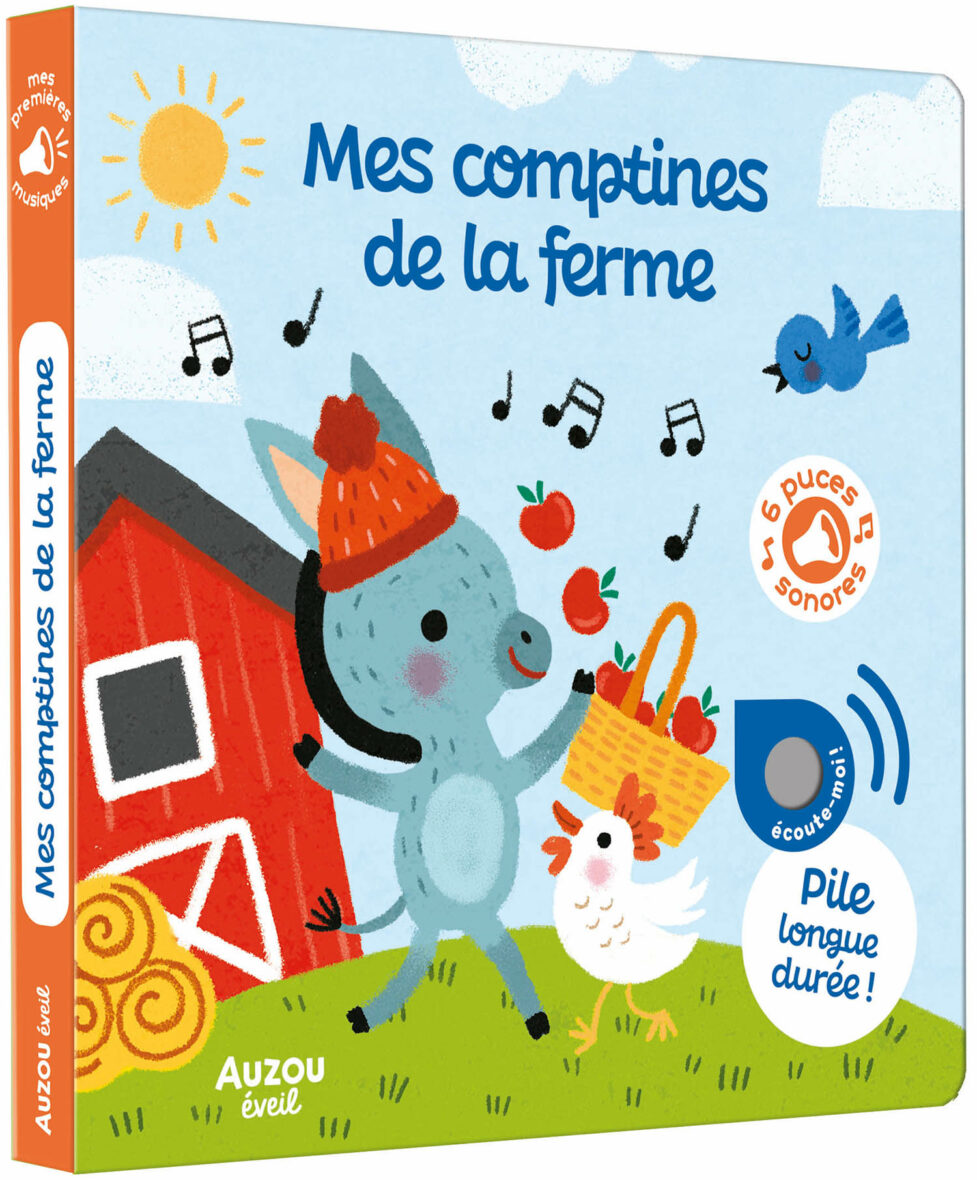 Mes comptines de la ferme – Livre sonore