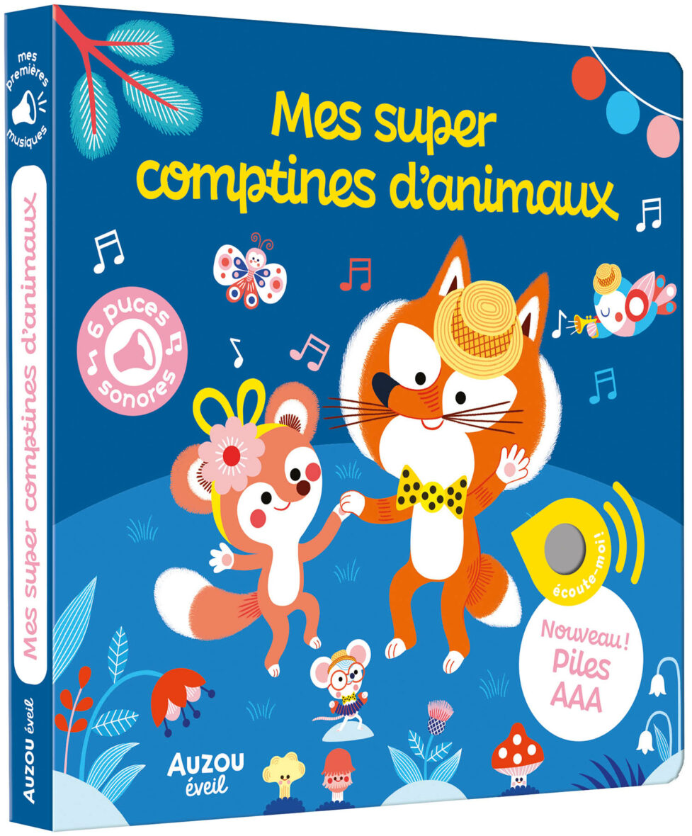 Mes super comptines d’animaux – Livre sonore