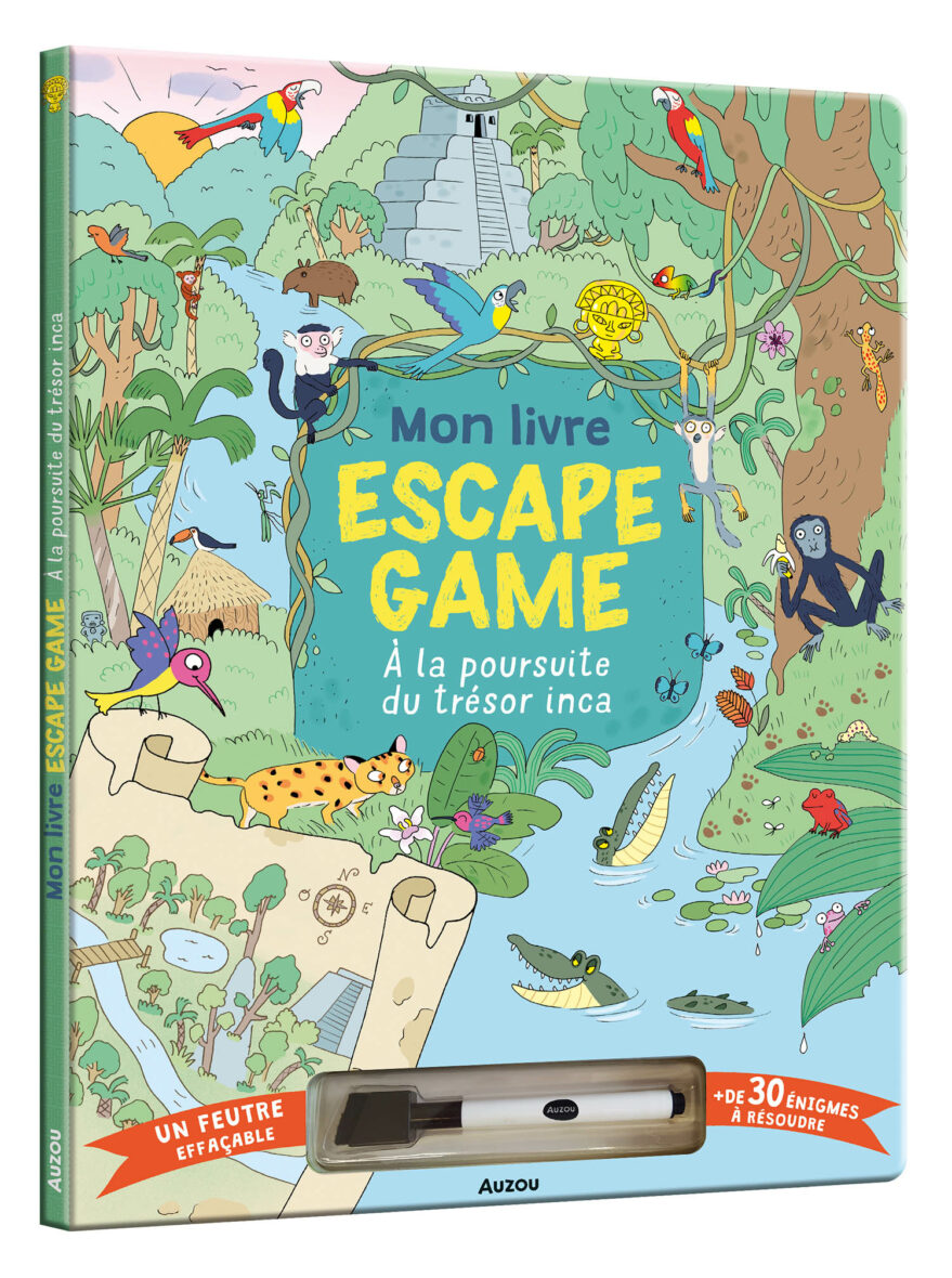 Mon livre Escape Game – A la poursuite du trésor Inca