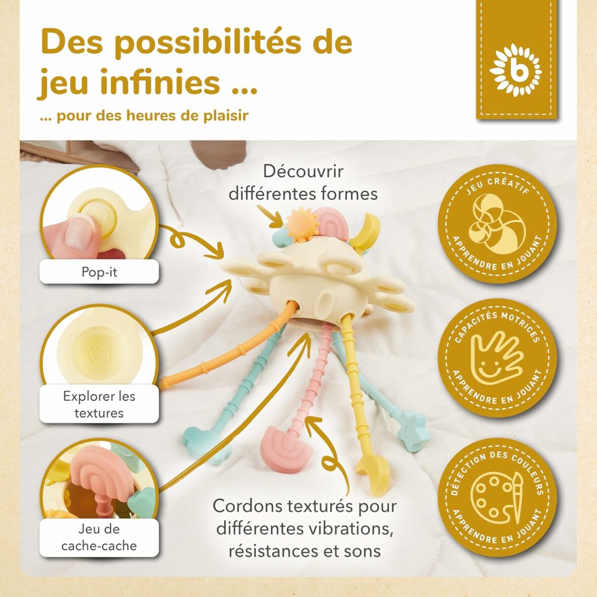 Planète d’activité en silicone banane4