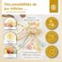 Planète d'activité en silicone banane