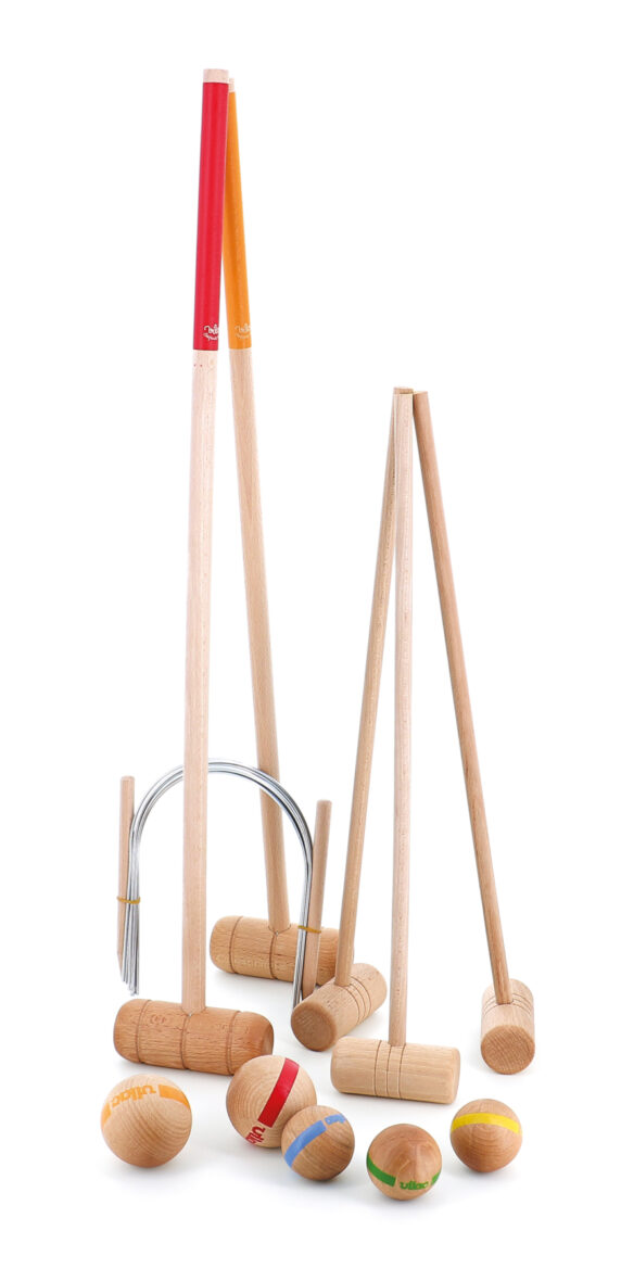 Croquet Famille en bois (2 adultes + 3 enfants)1