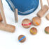 Croquet Famille en bois (2 adultes + 3 enfants)