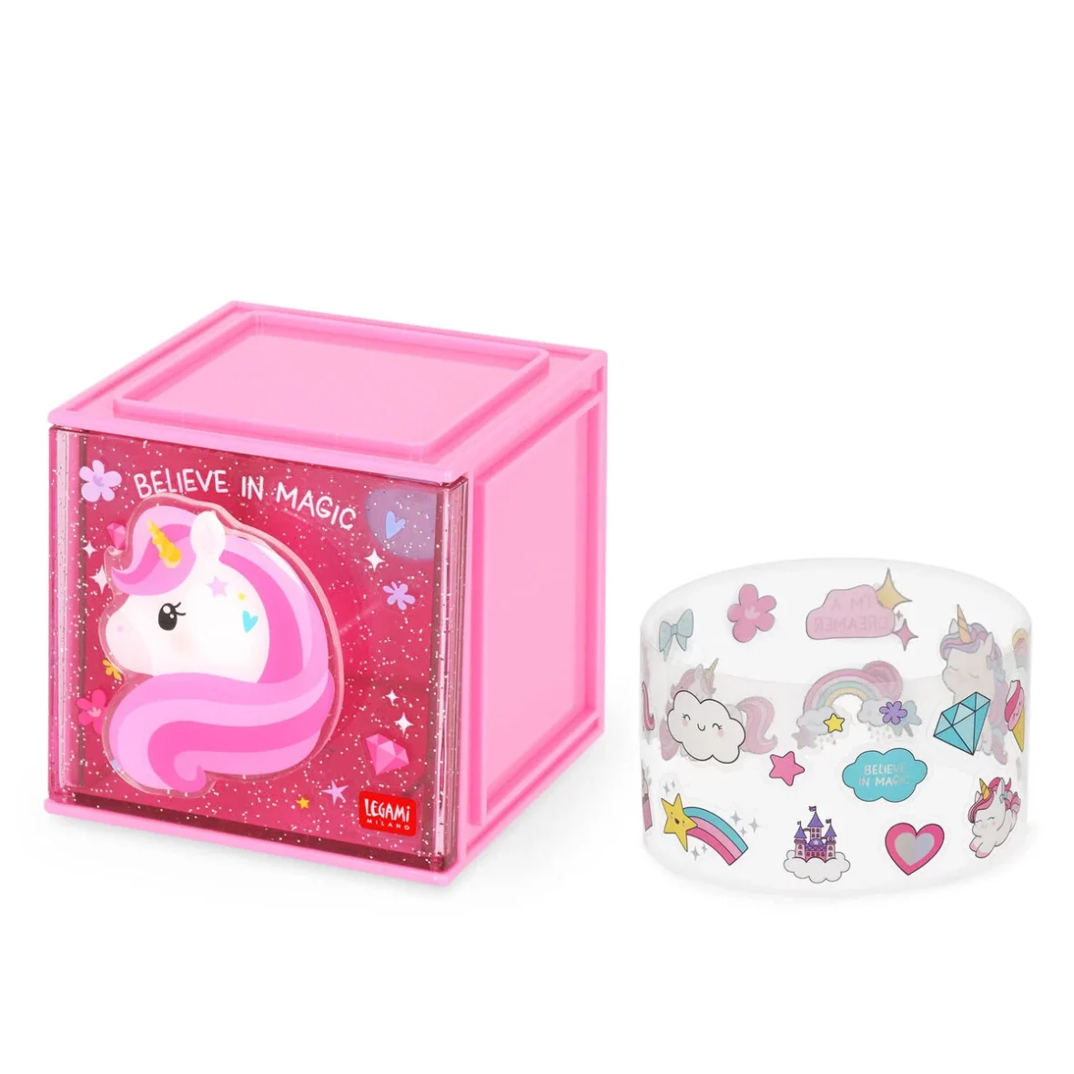 Legami – Cutie Cube Organisateur modulable de bureau – Unicorn1