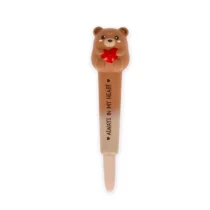 Legami - Stylo à encre gel Antistress Squeezies Teddy Bear