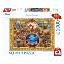 Puzzle Mickey & Minnie - Collage de Rêves - 2000 pièces