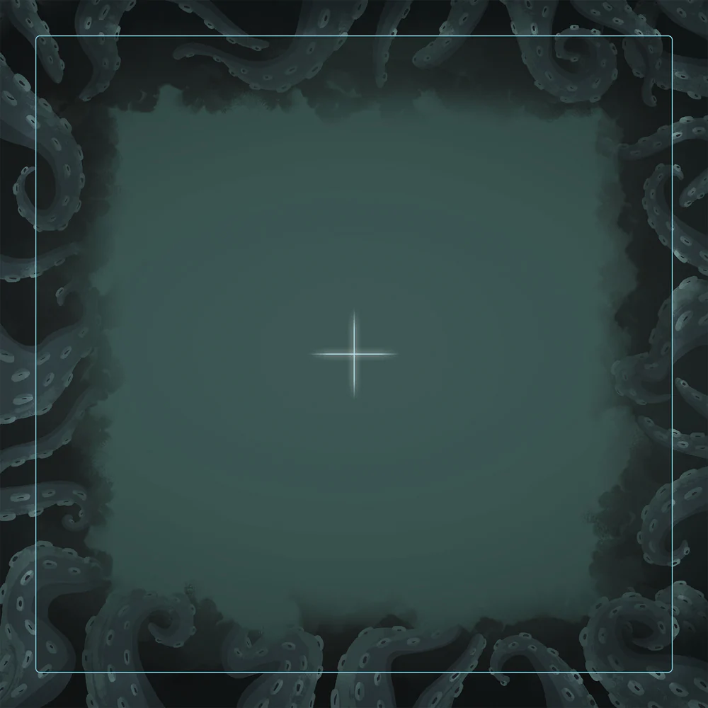 Tapis de jeu Abyss 76 x 76 cm2
