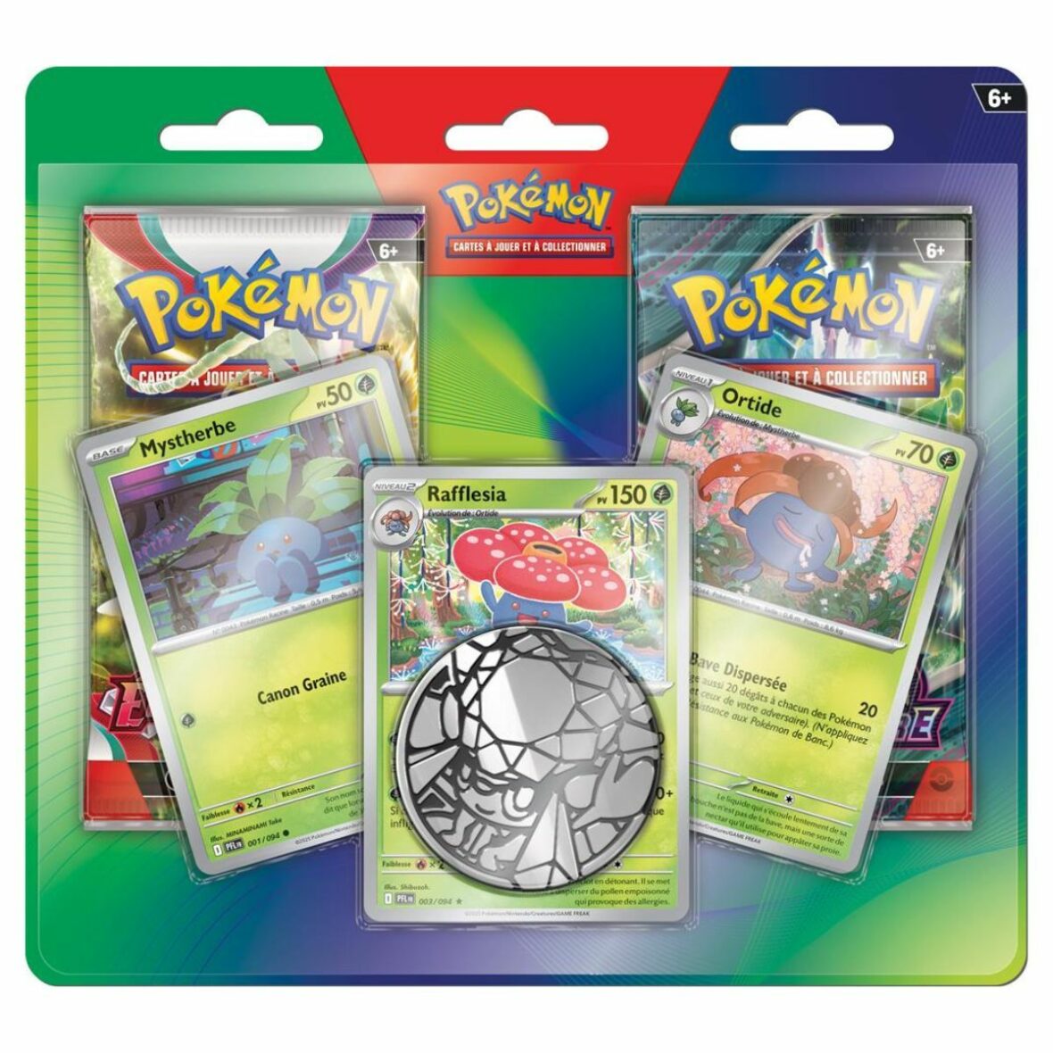 Pokémon – Duopack Mystherbe, d’Ortide et de Rafflesia