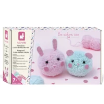 Kit créatif - 2 Pompons animaux à créer