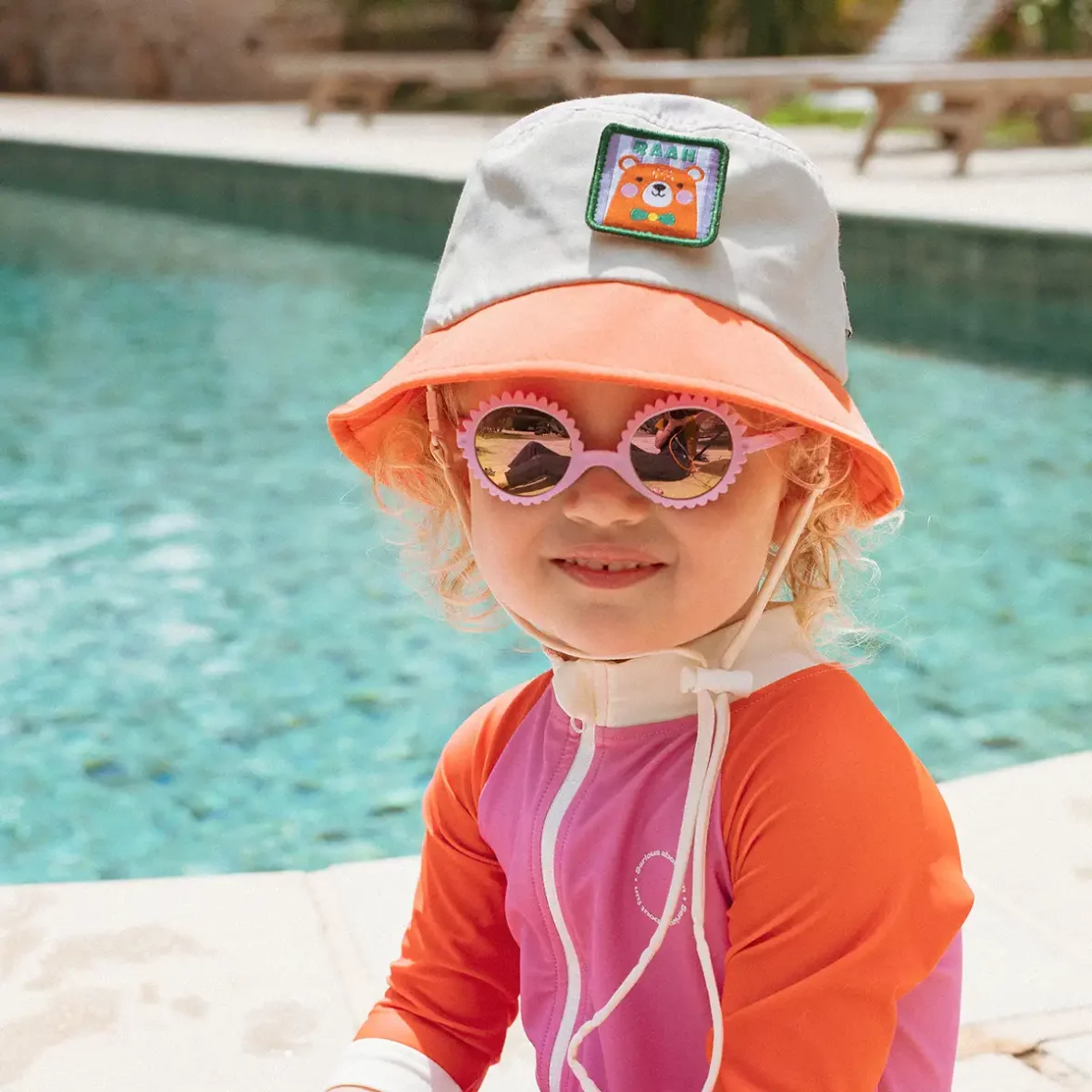 Lunettes de soleil Fleur 2-4 ans (plusieurs coloris disponibles)
