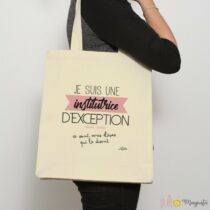 Totebag institutrice d'exception
